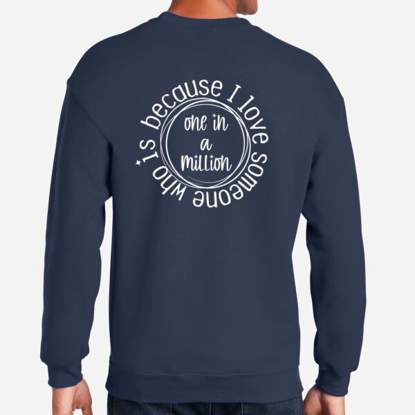 Bc I Love Adult Gildan Heavy Blend Crewneck Sweatshirt Thumbnail